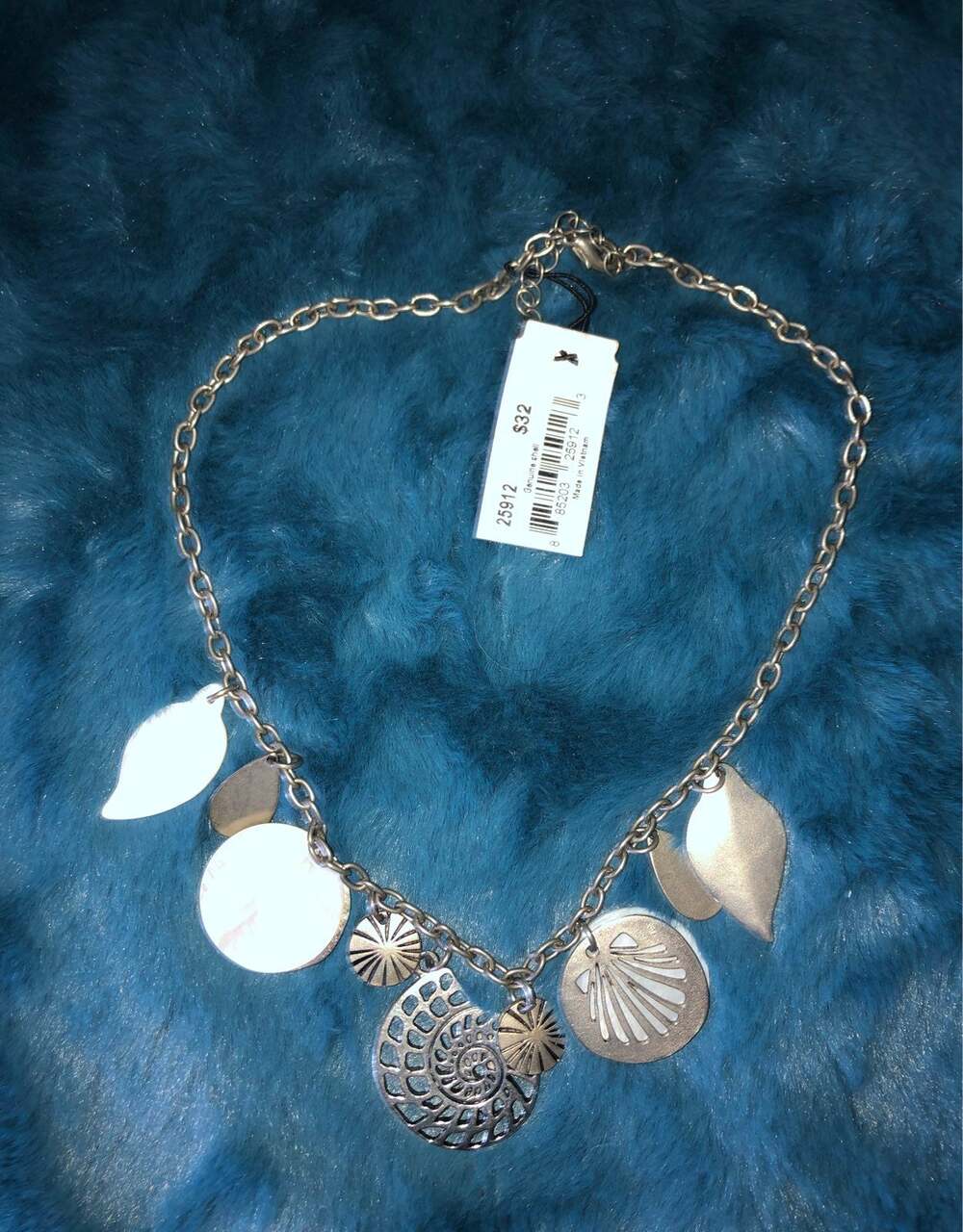 Cookie Lee Genuine Shell And Mother Of Pearl Necklace